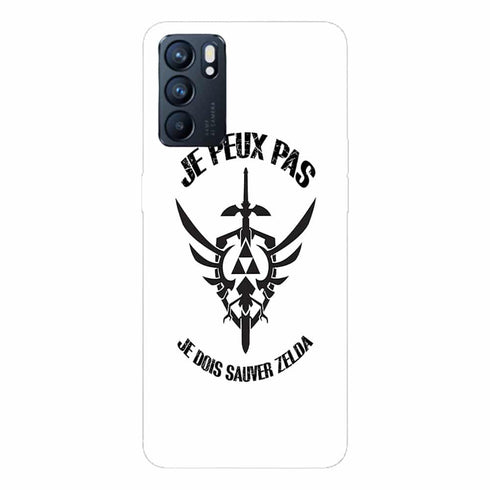 Coque de Oppo Reno6 5G I Can't I Have Zelda