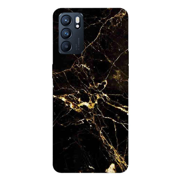 Coque Oppo Reno6 5G Goldfinger Marbre