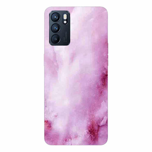Coque Oppo Reno6 5G effet Marbre Barbapapa