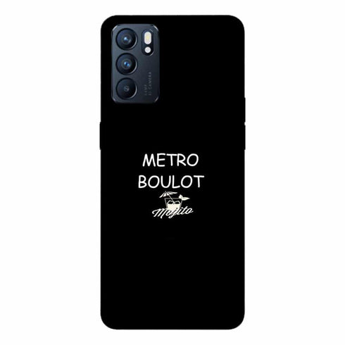 Coque Oppo Reno6 5G Metro Boulot Mojito