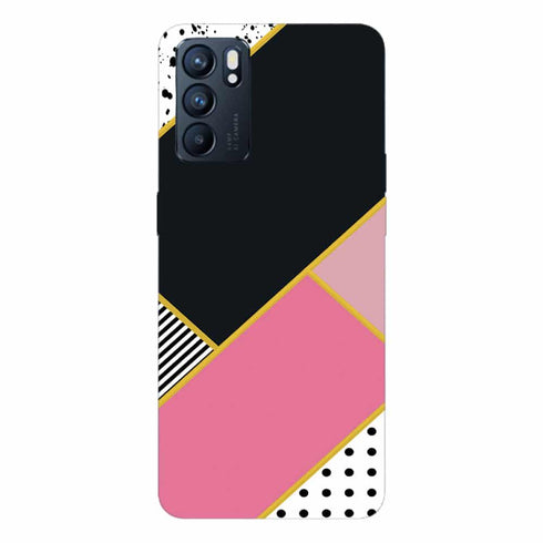 Coque pour Oppo Reno6 5G Minimal Pink Style