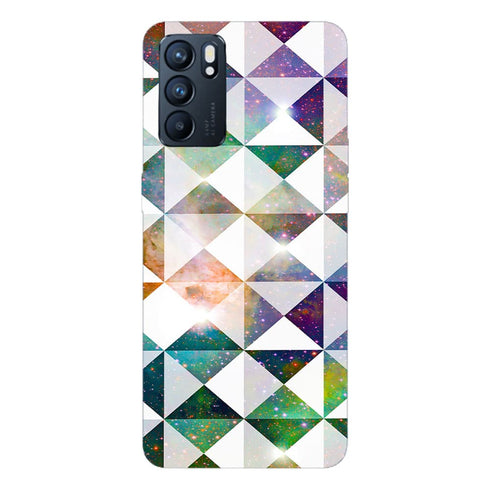 Coque Oppo Reno6 5G Space Diamonds abstract