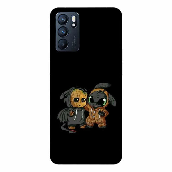 Coque Oppo Reno6 5G Stitch X Dragon Krokmou
