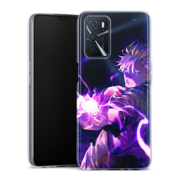 Coque Oppo Gojo satoru fond noir - MaCoquePerso