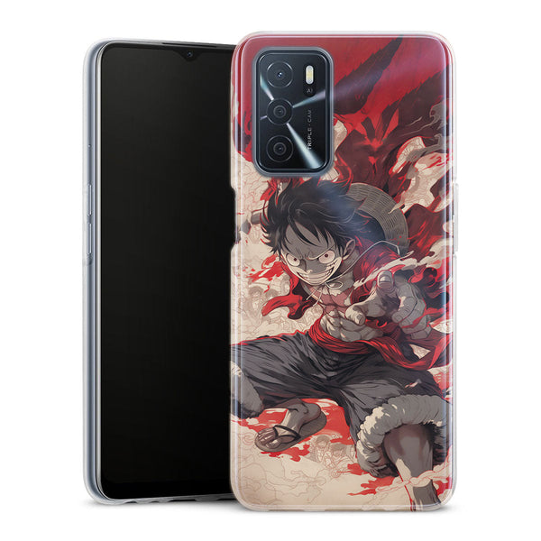 Manga Luffy énergie rouge | Coque Oppo
