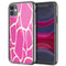 Pelage Girafe, Coque pour iPhone en Verre Trempé personnalisée Pelage Girafe Rose