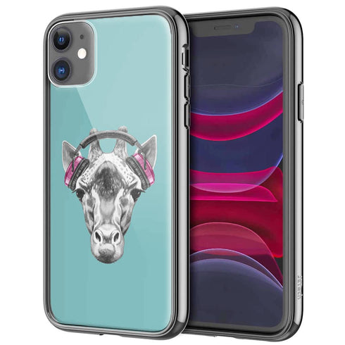 Girafe Peralta, Coque pour iPhone en Verre Trempé personnalisée Peralta Royal Funny