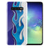 Coque Plexiglas S10 Tribal Vagues Bleues