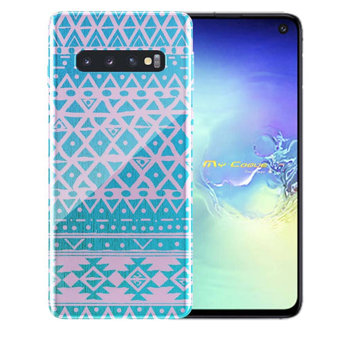 Coque Plexiglass pour Samsung S10, S10E, S10 Plus Aqua Blue