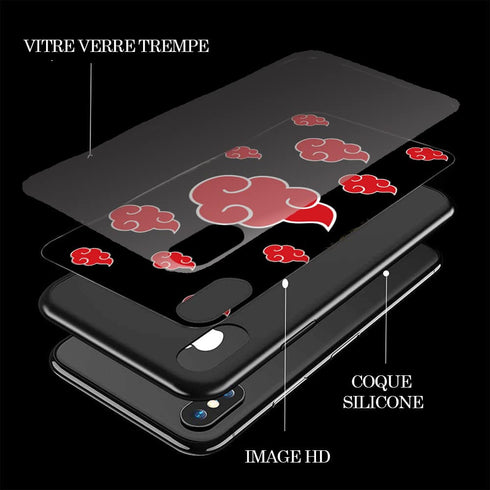 Coque de Plexiglass pour iPhone X Akatsuki