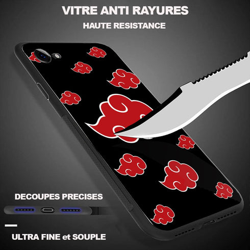 Coque incassable en Plexi Akatsuki pour iPhone X