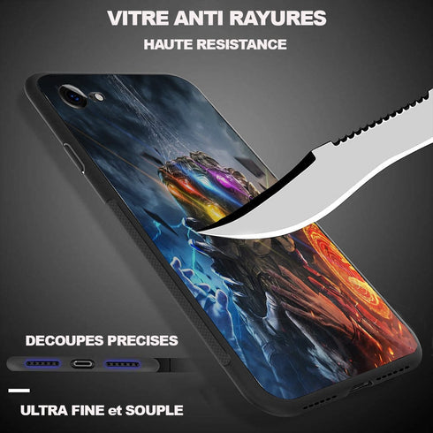 Coque Plexiglass iPhone SE 2020 desing Gant Infini