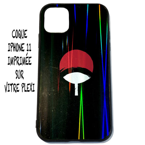 Logo Sasuke | iPhone 11, iPhone 11 PRO, iPhone 11 PRO MAX, iPhone 12 | Coque antichocs Plexiglass, Silicone - Manga MaCoquePerso