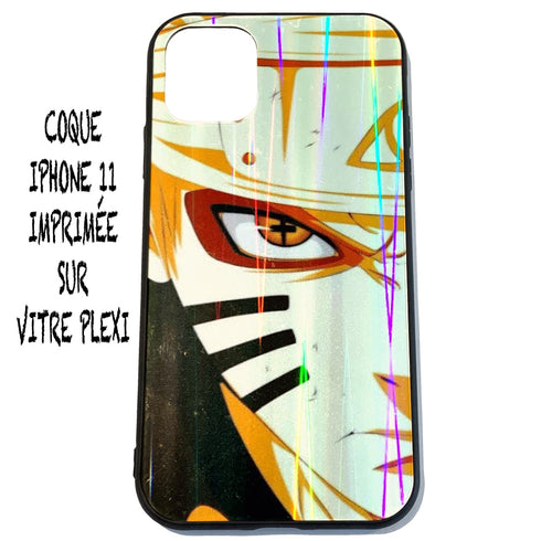 Coque en Plexiglass iPhone 11 Naruto Transformation