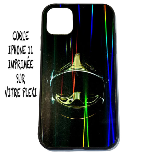 Casque Pompier - Coque iPhone 11 Plexiglass