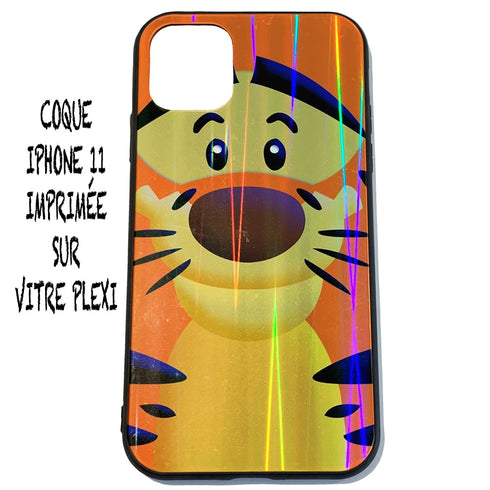 Coque Plexiglass iPhone 11 Tigrou