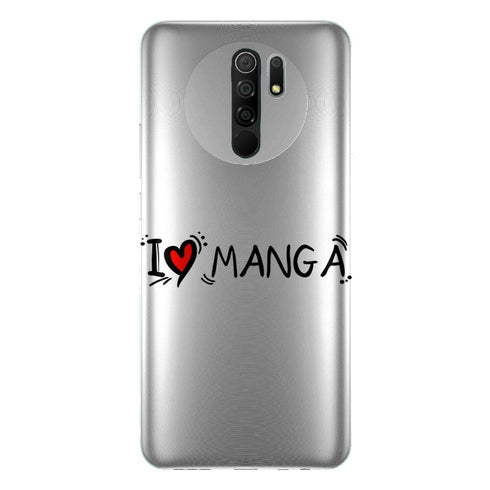 Coque Xiaomi Redmi 9 Love Manga - MaCoquePerso