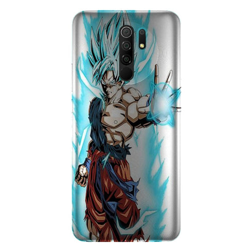 Coque Xiaomi Redmi 9 Super Sayan Bleu - MaCoquePerso
