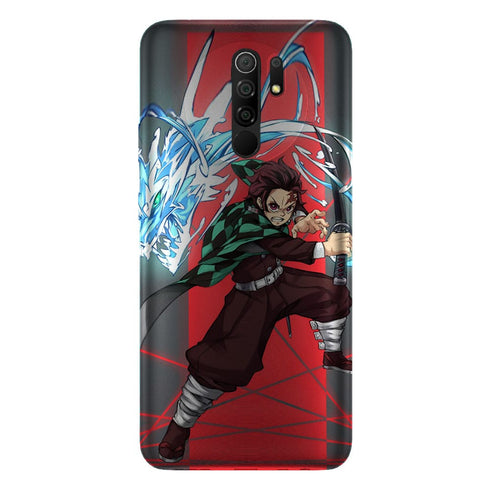 Coque Xiaomi Redmi 9 Tanjiro Dragon Phone - MaCoquePerso