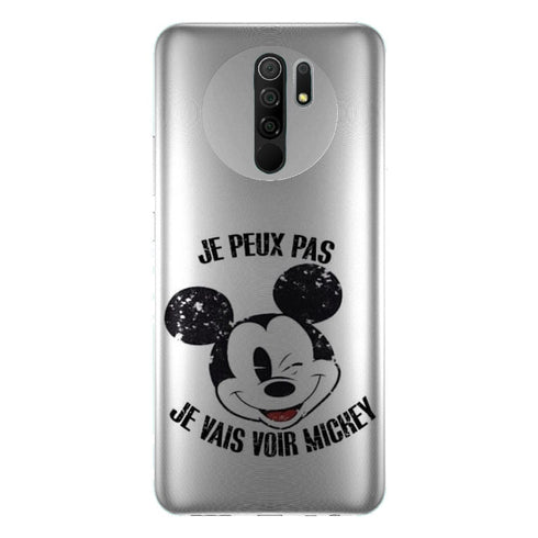 Coque Xiaomi Redmi 9 Je peux pas je vais voir Mickey - MaCoquePerso