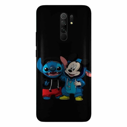 Coque Xiaomi Redmi 9 Stitch x the mouse - MaCoquePerso
