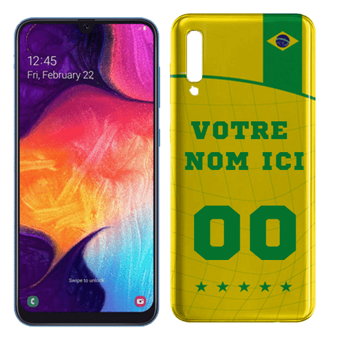 Coque Samsung A50 Foot Bresil a Personnaliser
