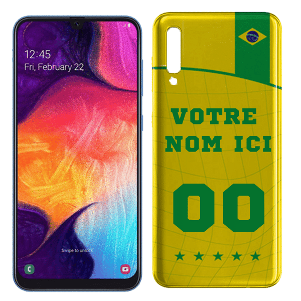 Coque Samsung A50 Foot Bresil a Personnaliser