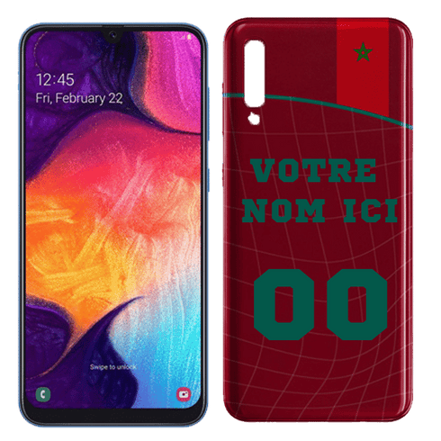 Coque Samsung A50 Foot Maroc a Personnaliser