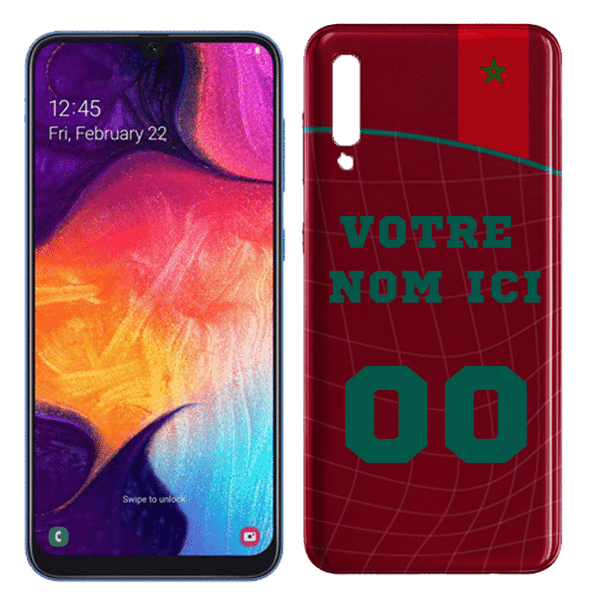 Coque Samsung A50 Foot Maroc a Personnaliser