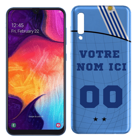 Equipe Foot Uruguay - Coque a Personnaliser Samsung A50