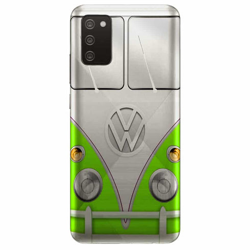 Coque telephone Samsung Galaxy A02S motif combi volkswagen