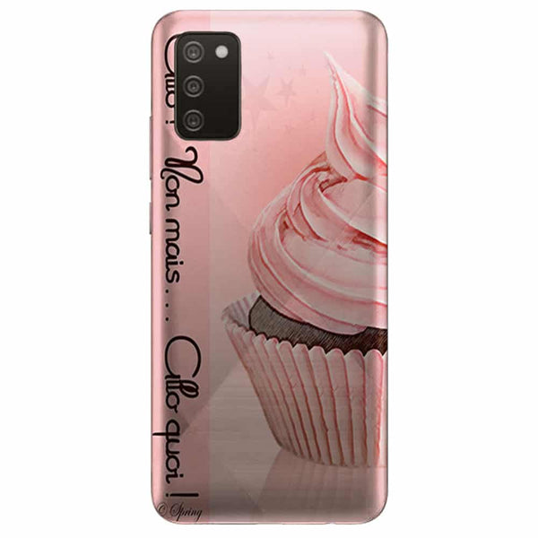 Coque Samsung Galaxy A02S Cupcake Theme féminin aesthetic
