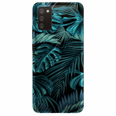Coque de Tel Samsung Galaxy A02S Feuillage Tropical