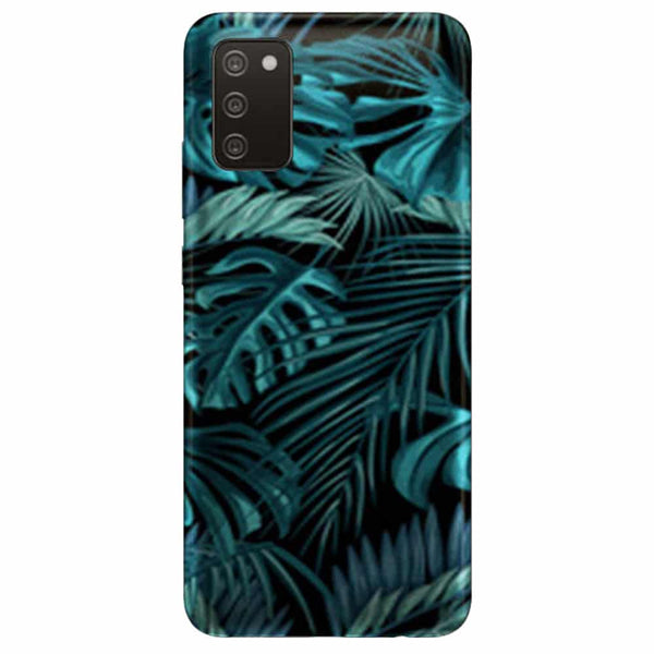 Coque de Tel Samsung Galaxy A02S Feuillage Tropical