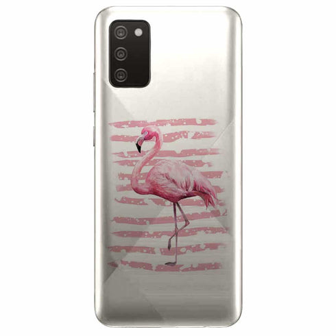 Coque Samsung Galaxy A02S flamant rose de Camargue