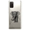 Coque Samsung Galaxy A02S elephant dessin noir et blanc
