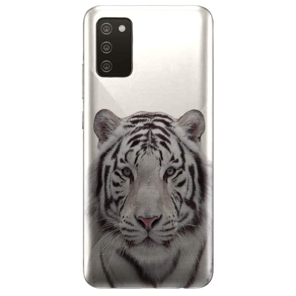 Coque portable Samsung Galaxy A02S Tigre Blanc