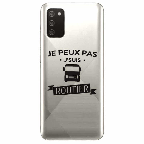 Coque Samsung A02S Je peux pas je suis routier - MaCoquePerso