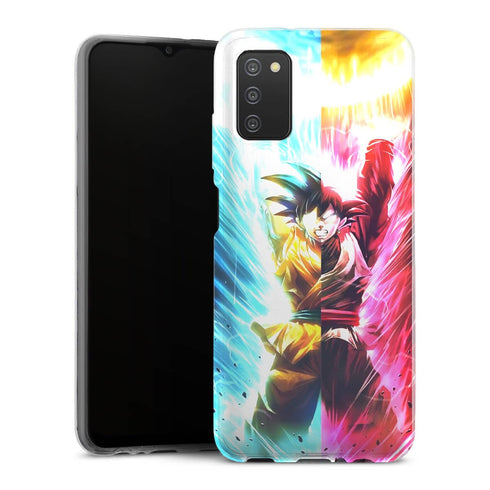 Goku et Black Goku | Coque Telephone iPhone, Samsung Galaxy, Huawei, Oppo, Xiaomi - Silicone, SAMSUNG GALAXY A03S