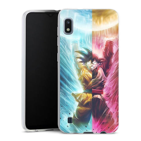Goku et Black Goku | Coque Telephone iPhone, Samsung Galaxy, Huawei, Oppo, Xiaomi - Silicone, SAMSUNG GALAXY A10