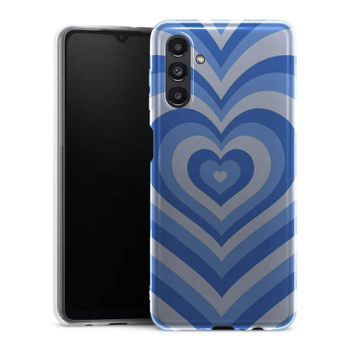 Coque Samsung Galaxy A13 5G Coeur Bleu - MaCoquePerso - Motifs Aesthetic