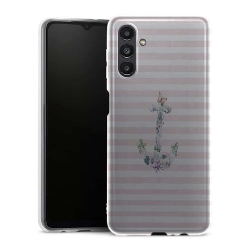 Coque Samsung Galaxy A13 5G Floral Anchor in Pink - MaCoquePerso