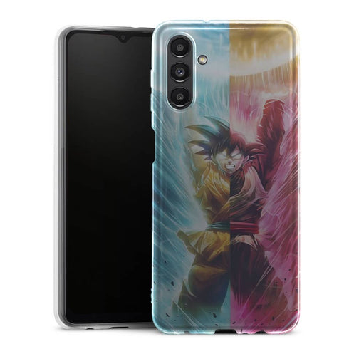 Goku et Black Goku | Coque Telephone iPhone, Samsung Galaxy, Huawei, Oppo, Xiaomi - Silicone, SAMSUNG GALAXY A13 5G