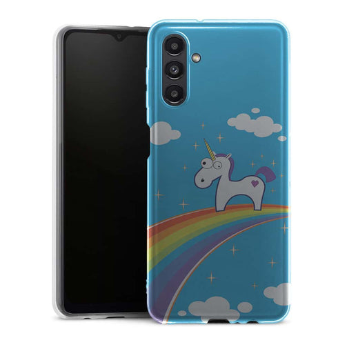 Coque pour Samsung Galaxy A13 5G Licorne Rainbow - MaCoquePerso