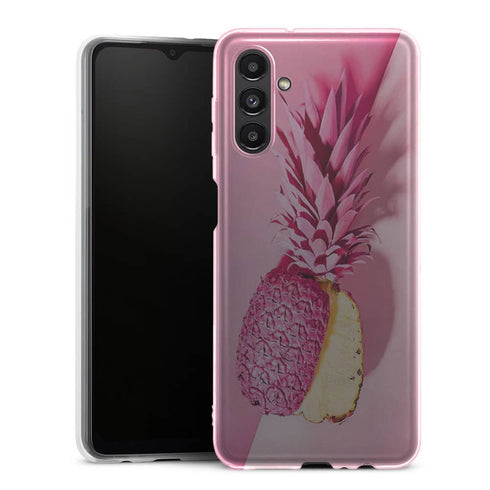 Coque Samsung A13 5G Pink Ananas - MaCoquePerso - Housse pour telephone a 13 Silicone design élégant premium, motif aesthetic girly rose
