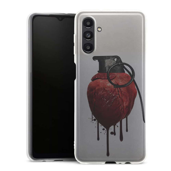 Coque Samsung A13 5G antichoc Coeur Explosif