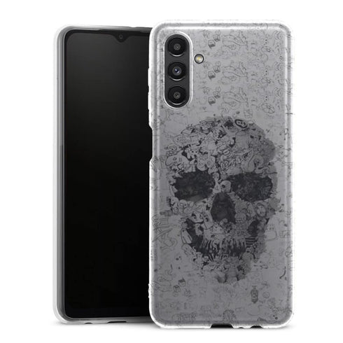 Coque Samsung A13 5G Doodle Skull - MaCoquePerso