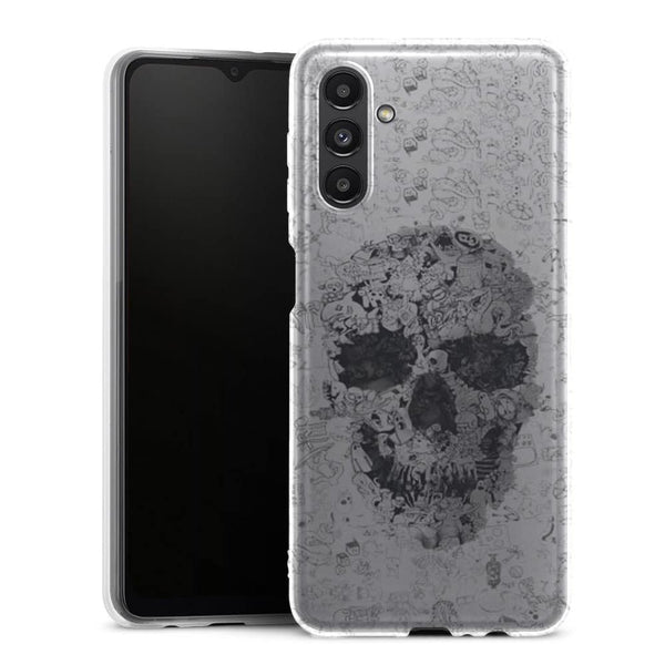 Coque Samsung A13 5G Doodle Skull - MaCoquePerso