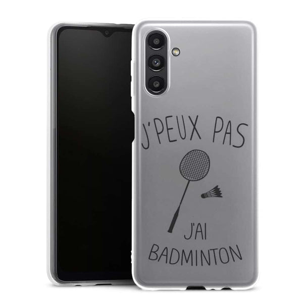 Coque Samsung Galaxy A13 5G Je peux pas j'ai Badminton - MaCoquePerso
