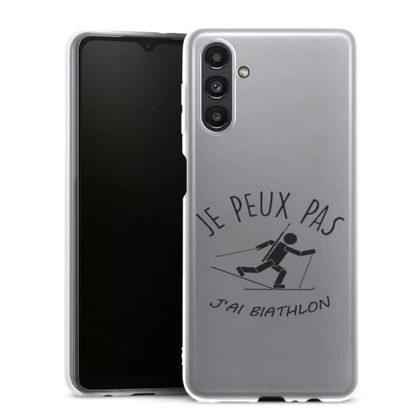 Coque Samsung Galaxy A13 5G Je peux pas j'ai Biathlon - MaCoquePerso